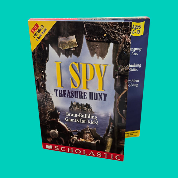 Halloween Scholastic 1st Print 1996 Spooky Night Book & Two I Spy CD-ROM Games - Picture 9 of 16